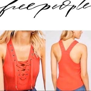 NWT Free People Little Gingy Tank Top